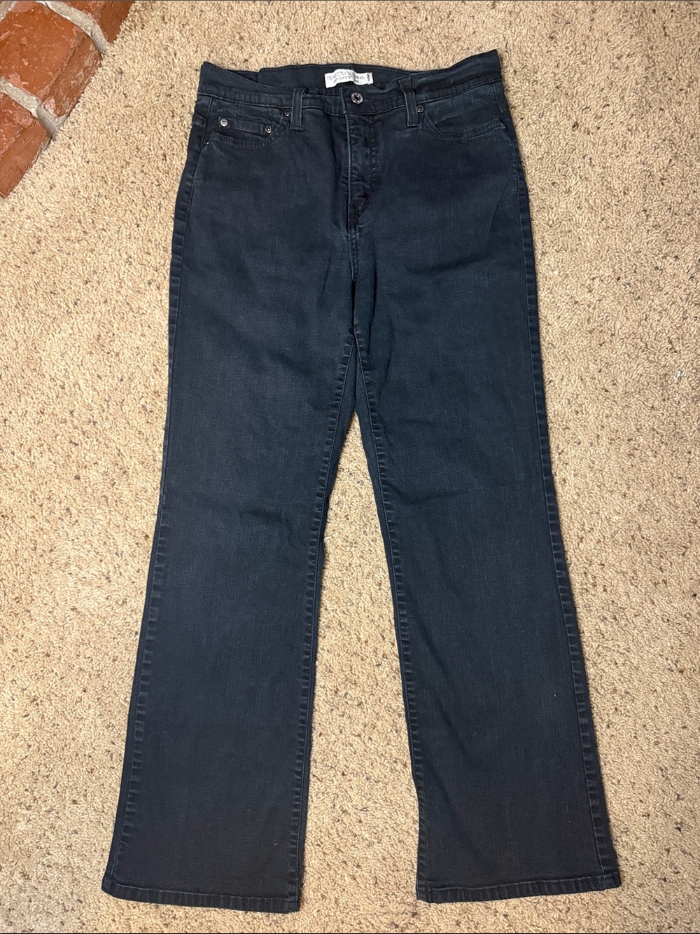 Levi's Dark Black Boot Cut Jeans